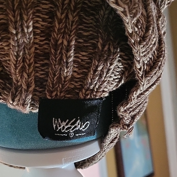 Brown Ribbed Turtleneck Sweater - Picture 2 of 7